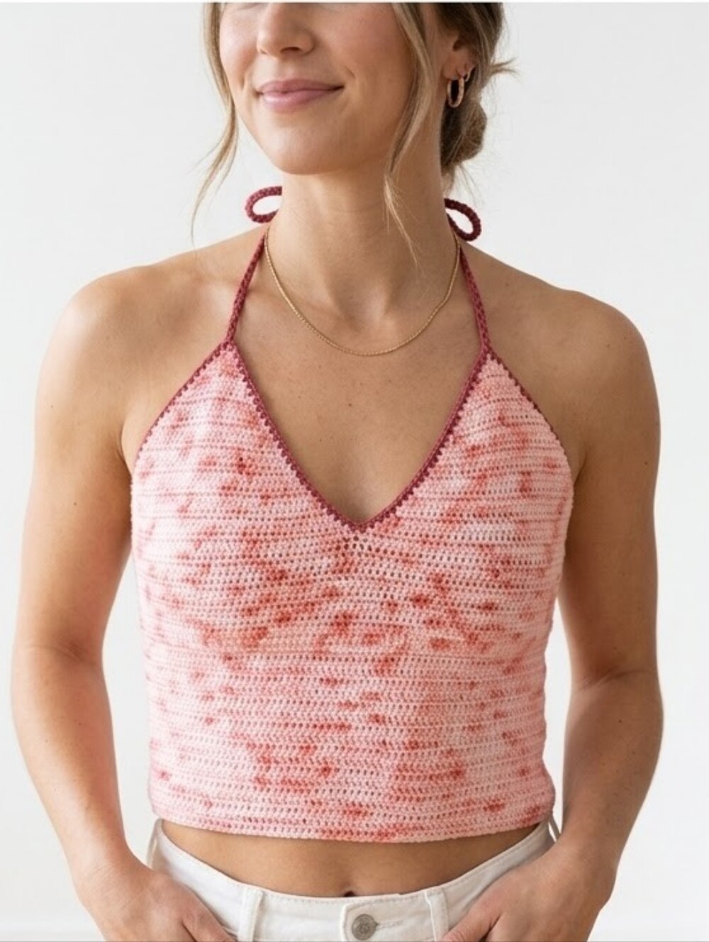 Handmade Crochet Y2k Crop Top